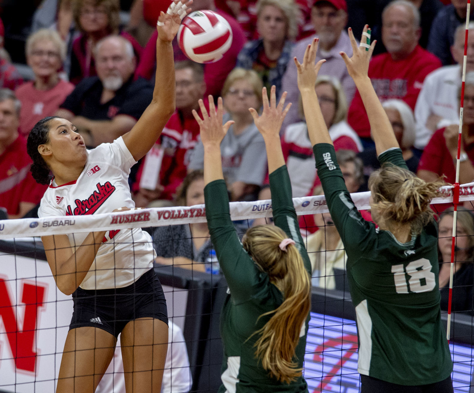 Nebraska vs. Michigan State, 10.11